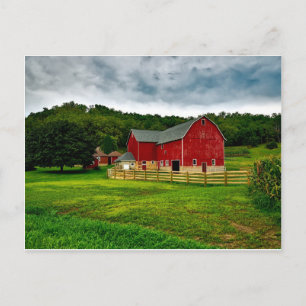 Carte Postale Photographie rurale USA Campagne Paysage pittoresq