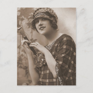 Carte Postale Photographie vintage de Flapper (167)