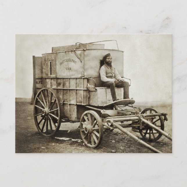 Carte Postale Photographie Wagon de Roger Fenton Photo Réalisme (Devant)