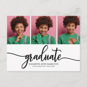 Carte Postale Photos d'annonce de remise de diplôme de lycée