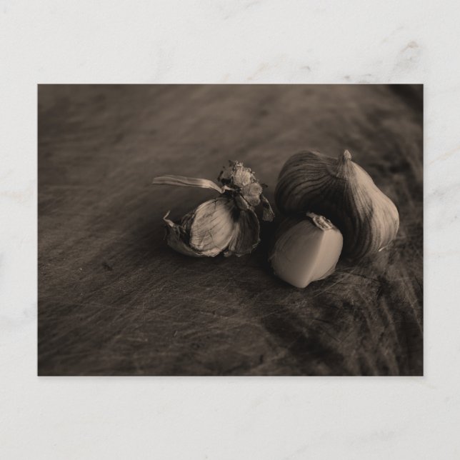 Carte Postale Photos d'Art de l'ail Still Life (Devant)