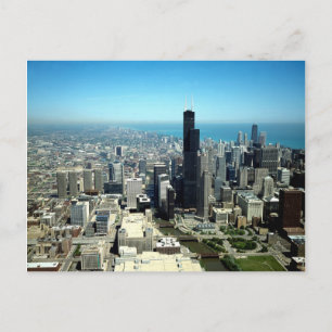 Carte Postale Photos de Chicago : Vue aérienne