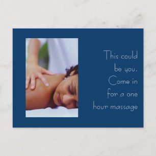 Carte Postale Photos de massage et de carrosserie