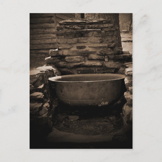 Carte Postale Photos de Sepia de cuisine (Devant)