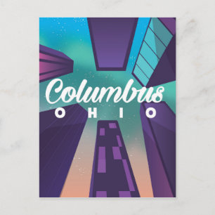 Carte Postale Photos d'un gratte-ciel de Columbus Ohio.