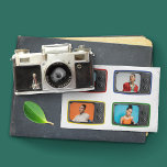 Carte Postale Photos personnalisées dans les téléviseurs Vintage<br><div class="desc">Des photos de télévisions vintages en rouge,  bleu,  jaune et vert sont prêtes à être customisées avec jusqu'à quatre de vos photos. Créez votre propre carte postale personnalisée avec un style pop art amusant.</div>