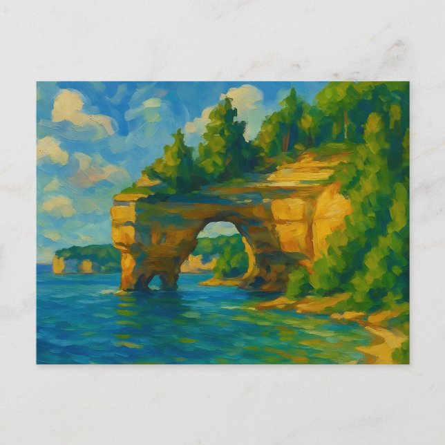 Carte Postale Photos Rocks Michigan (Devant)