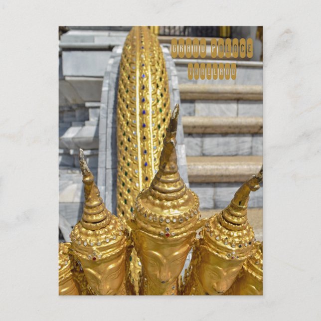 Carte Postale Phra Mondop dans le Grand Palais (Devant)