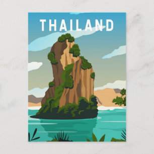 Carte postale Phuket Retro Thaïlande