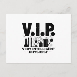 Carte Postale Physicien intelligent VIP Idées cadeaux de physi