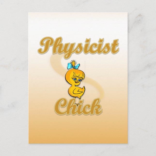 Carte Postale Physicist Chick (Devant)