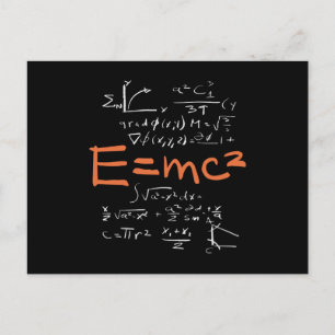 Carte Postale Physique Math Formule Enseignant Formation EMC2