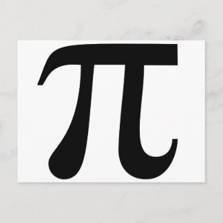 Carte Postale Pi