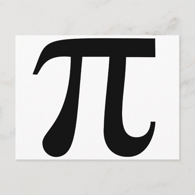 Carte Postale Pi (Devant)