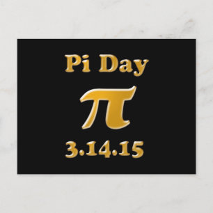 Carte postale Pi Day 2015