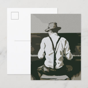 Carte Postale Pianiste de Charme en Harmonie