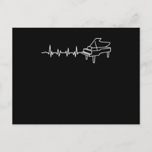 Carte Postale Pianiste Piano Player Musicia