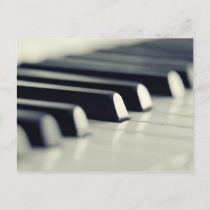 Carte Postale Piano
