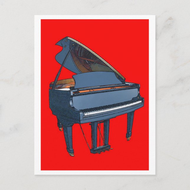 Carte Postale Piano (Devant)
