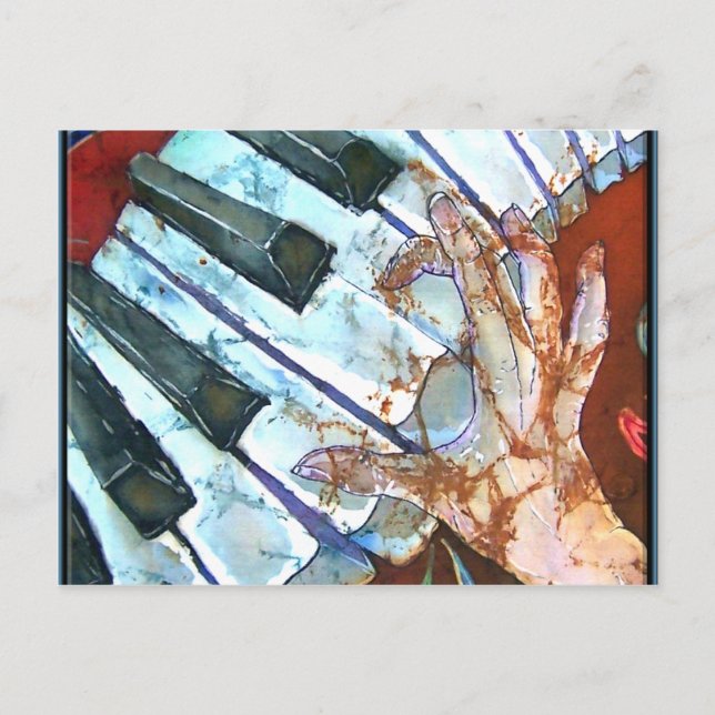 CARTE POSTALE PIANO (Devant)