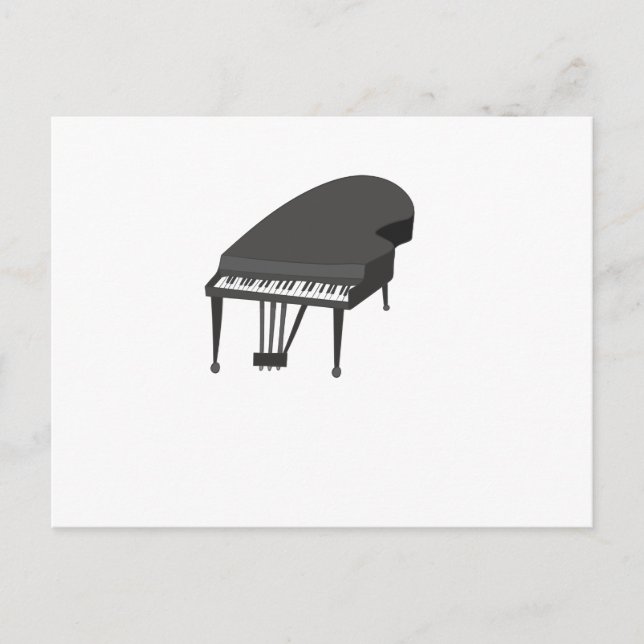 Carte Postale piano (Devant)