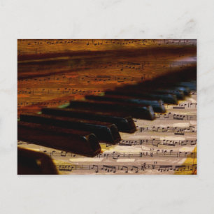 Carte Postale piano-317026 PIANO NOTES FEUILLE MUSIQUE SONGWRITE