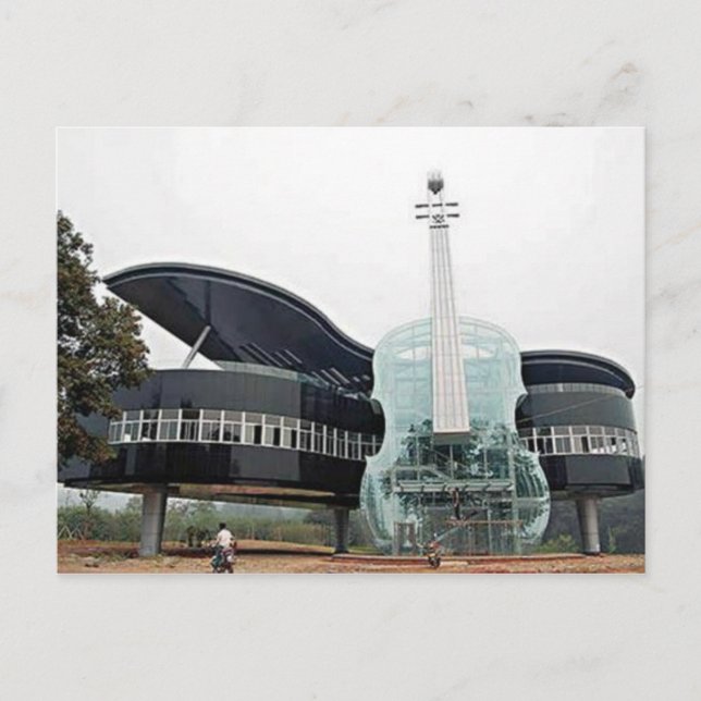 Carte Postale Piano Et Violon (Devant)