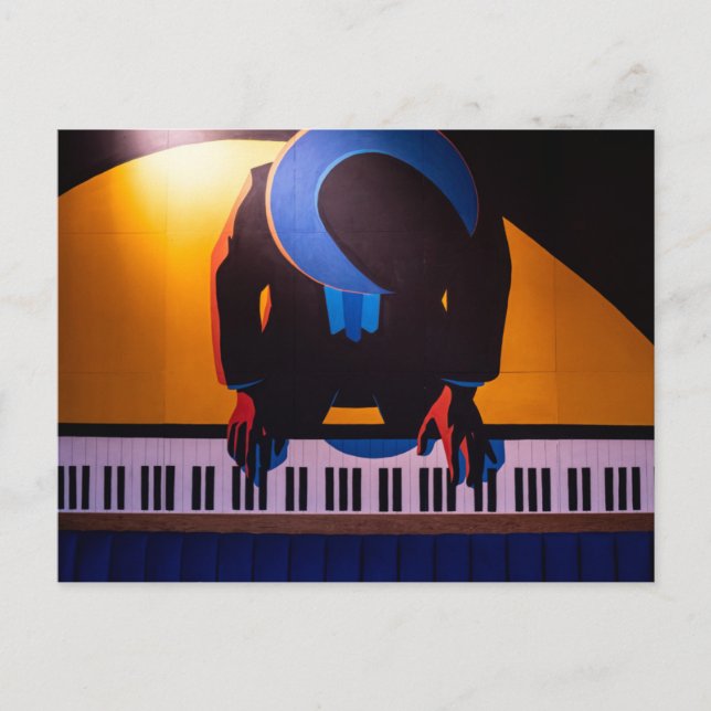 Carte Postale Piano Incroyable (Devant)
