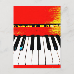 Carte postale Piano Keys