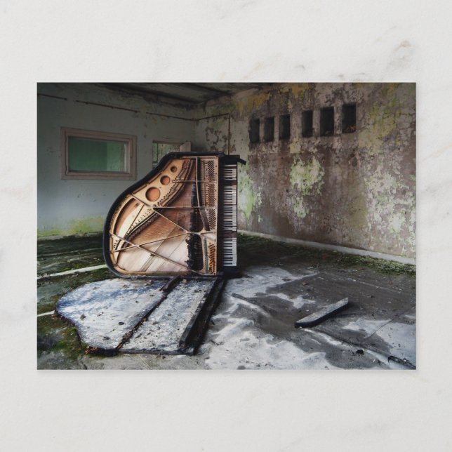 Carte Postale Piano mort (Devant)