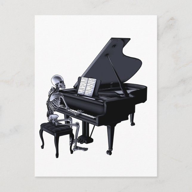 Carte Postale Piano Player (Devant)