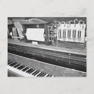 Carte Postale Piano Vieux Joueur