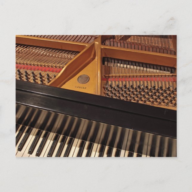 Carte postale Piano vintage (Devant)
