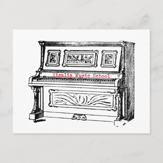 Carte postale Piano VMS (Devant)