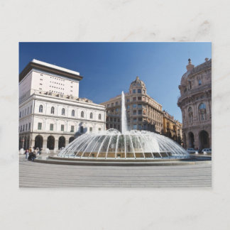 Carte Postale Piazza de Ferrari, Genova