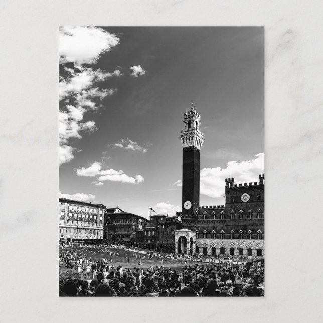 Carte Postale Piazza del Campo, Sienne.Italie (Devant)