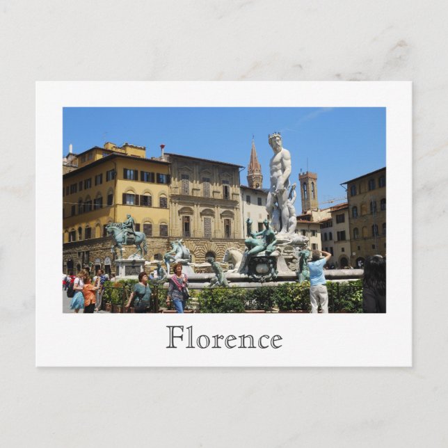 Carte postale Piazza della Signoria (Devant)