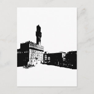 Carte Postale Piazza della Signoria à Florence, Italie centrale