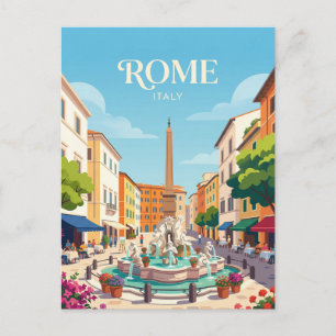 Carte Postale Piazza Navona Italie