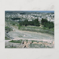 Piazza ovale, ancienne ville de Decapolis Jarash, 