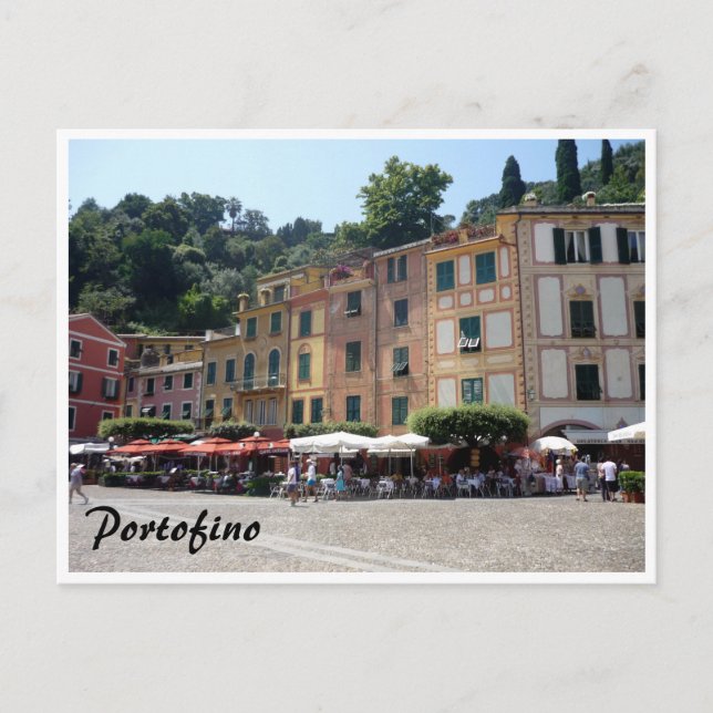 Carte Postale piazza portofino (Devant)