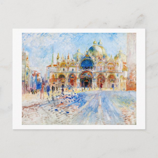 Carte Postale Piazza San Marco, Renoir (Devant)