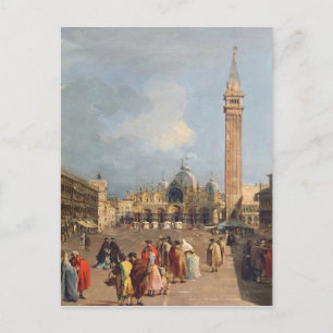 Carte Postale Piazza San Marco, Venise, c.1760