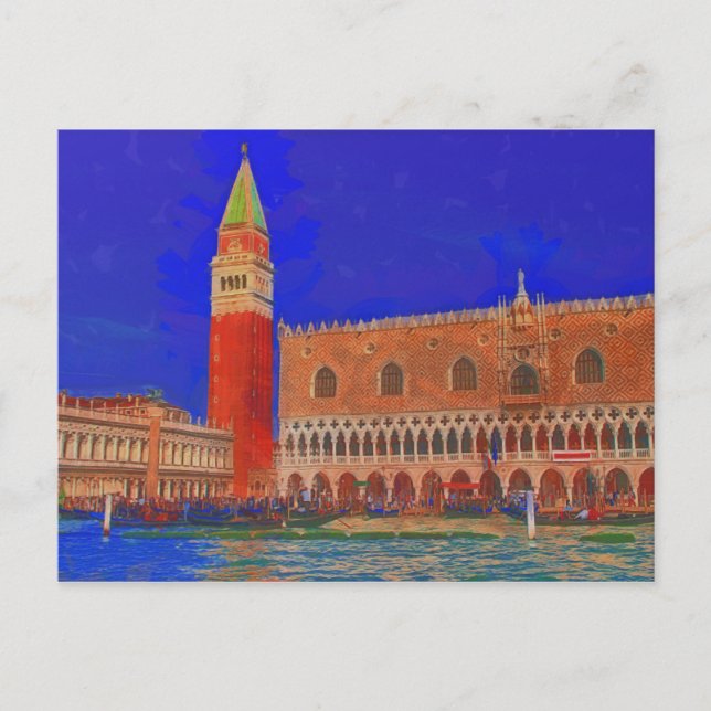 Carte Postale Piazzetta Carré de Saint-Marc (Devant)