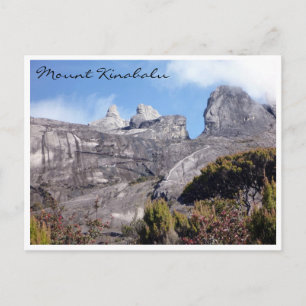 Carte Postale pic Kinabalu
