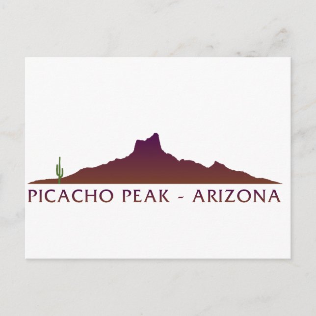 Carte Postale Pic Picacho - Arizona (Devant)