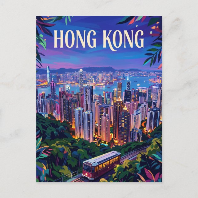 Carte Postale Pic Victoria Hong Kong (Devant)