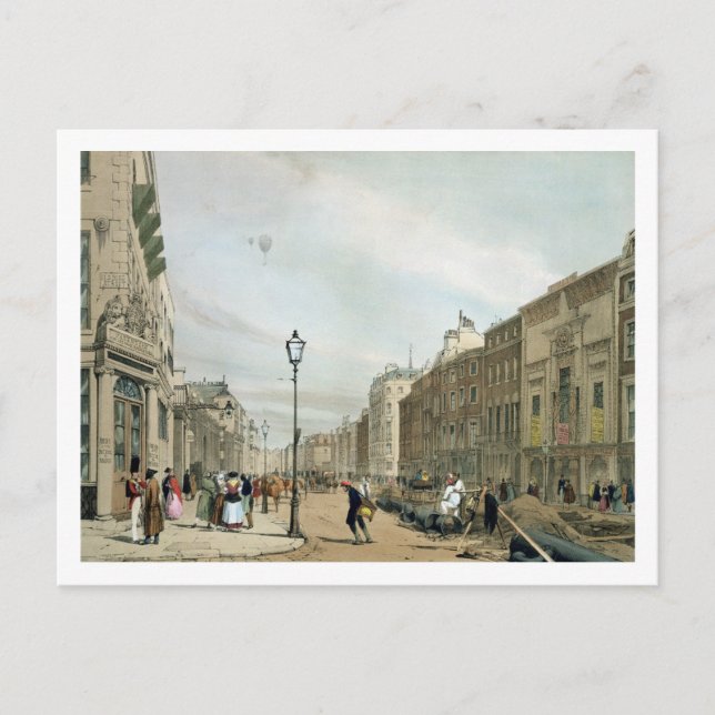 Carte Postale Piccadilly à l'angle de Old Bond Street, en (Devant)