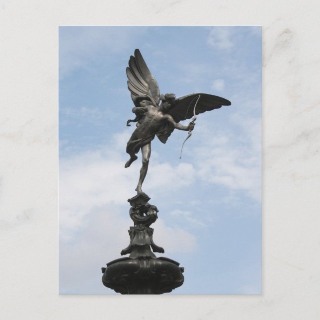Carte Postale Piccadilly Circus, Eros (Devant)