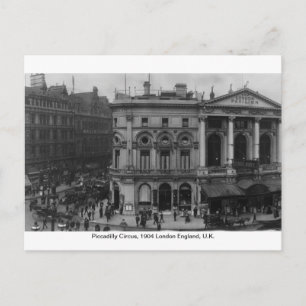 Carte Postale Piccadilly Circus Londres 1904, Angleterre Royaume